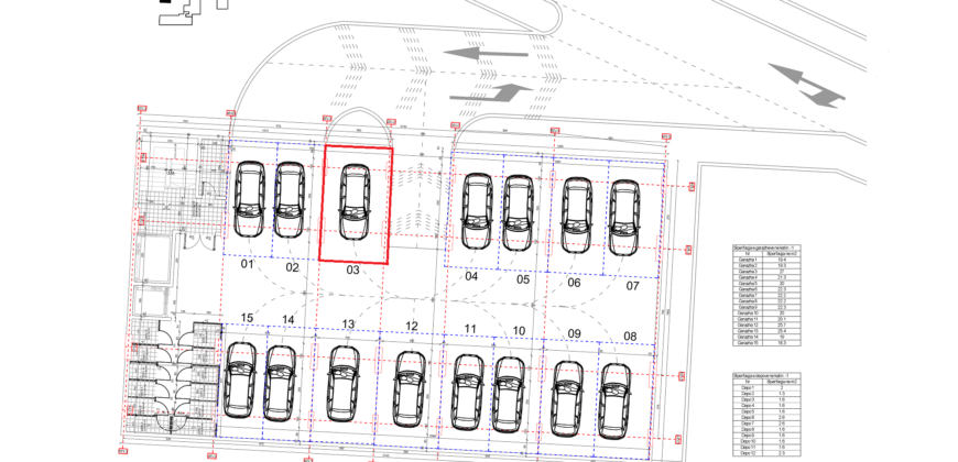 Parkingu Nr. 3 Blloku i Ri “C4-C12” Hyrja C12 KATI -1