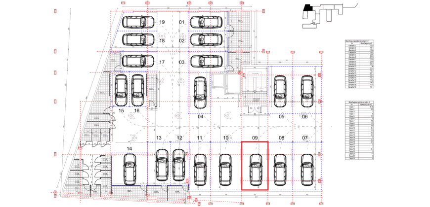 Parkingu Nr. 9 Blloku i Ri “C4-C12” Hyrja C11 KATI -2