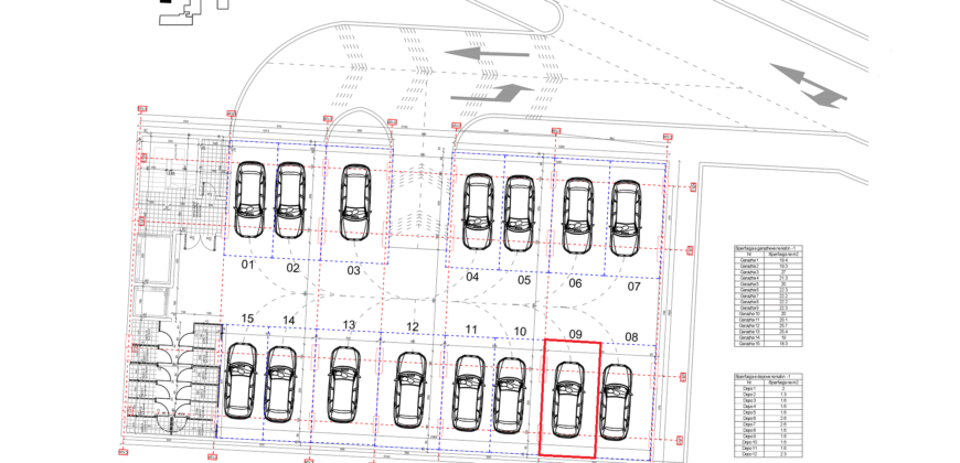 Parkingu Nr. 9 Blloku i Ri “C4-C12” Hyrja C12 KATI -1